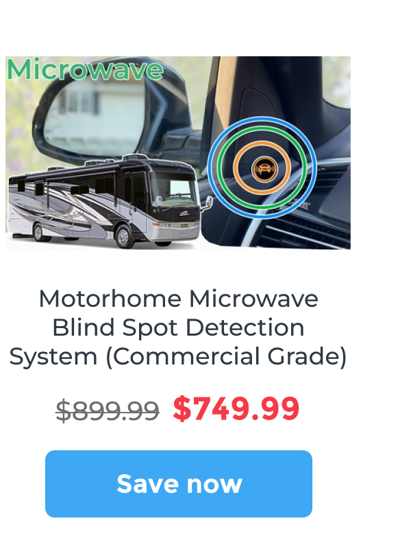 Motorhome Microwave Blind Spot Detection System