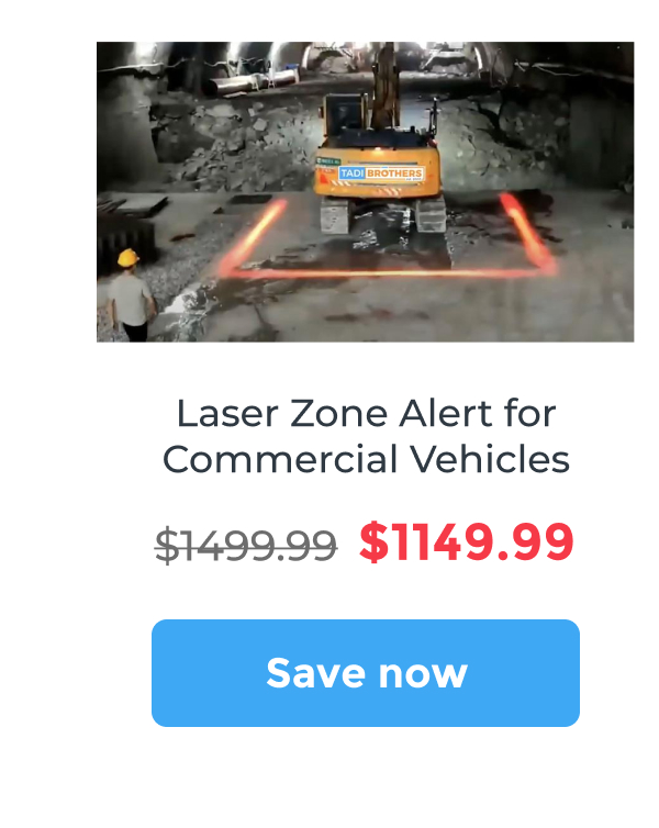 Laser Zone Alert for Commercial Vehicles