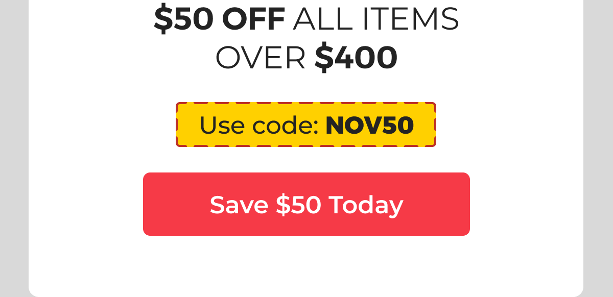 Save $50 Today