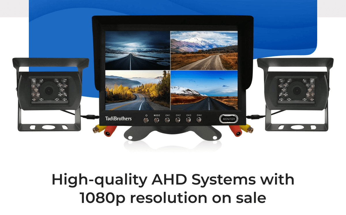 High-quality AHD Systems with 1080p resolution on sale 