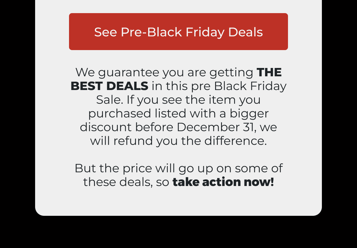 See Pre-Black Friday Deals