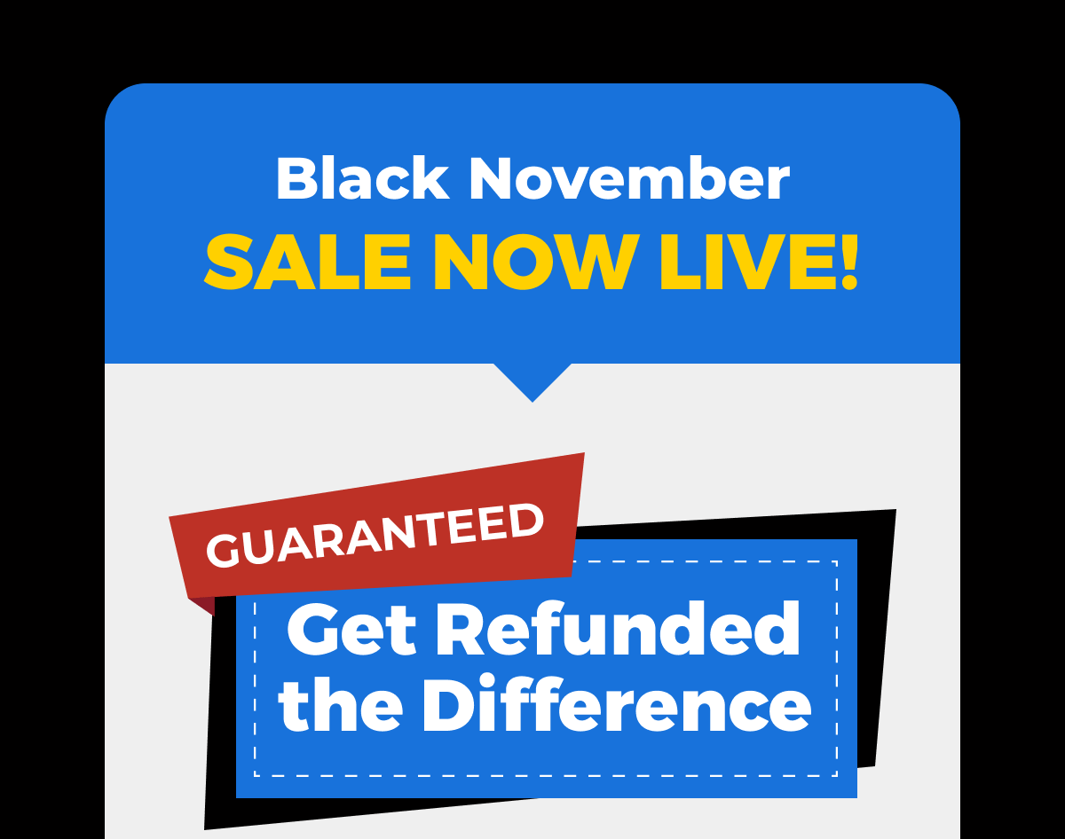 Black November Sale Now Live!