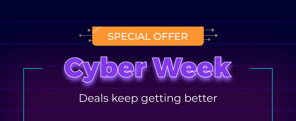 Special offer cyber week deals keep getting better