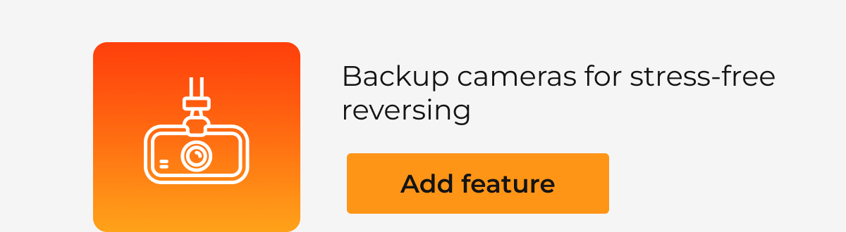 Backup cameras for stress free reversing