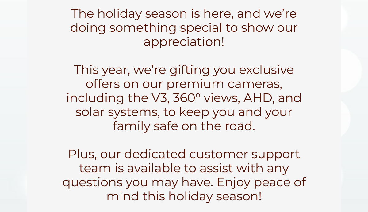 The holiday season is here, and we are doing something special!