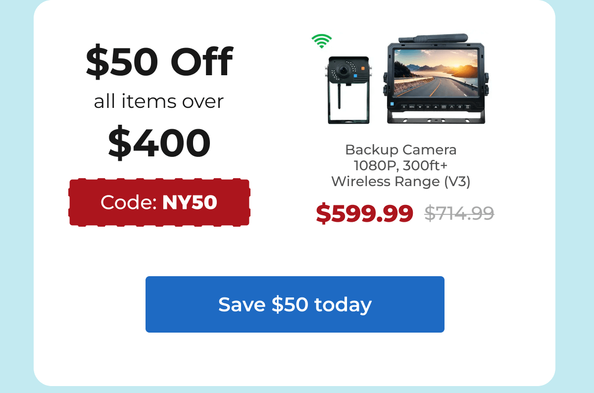 Save $50 today