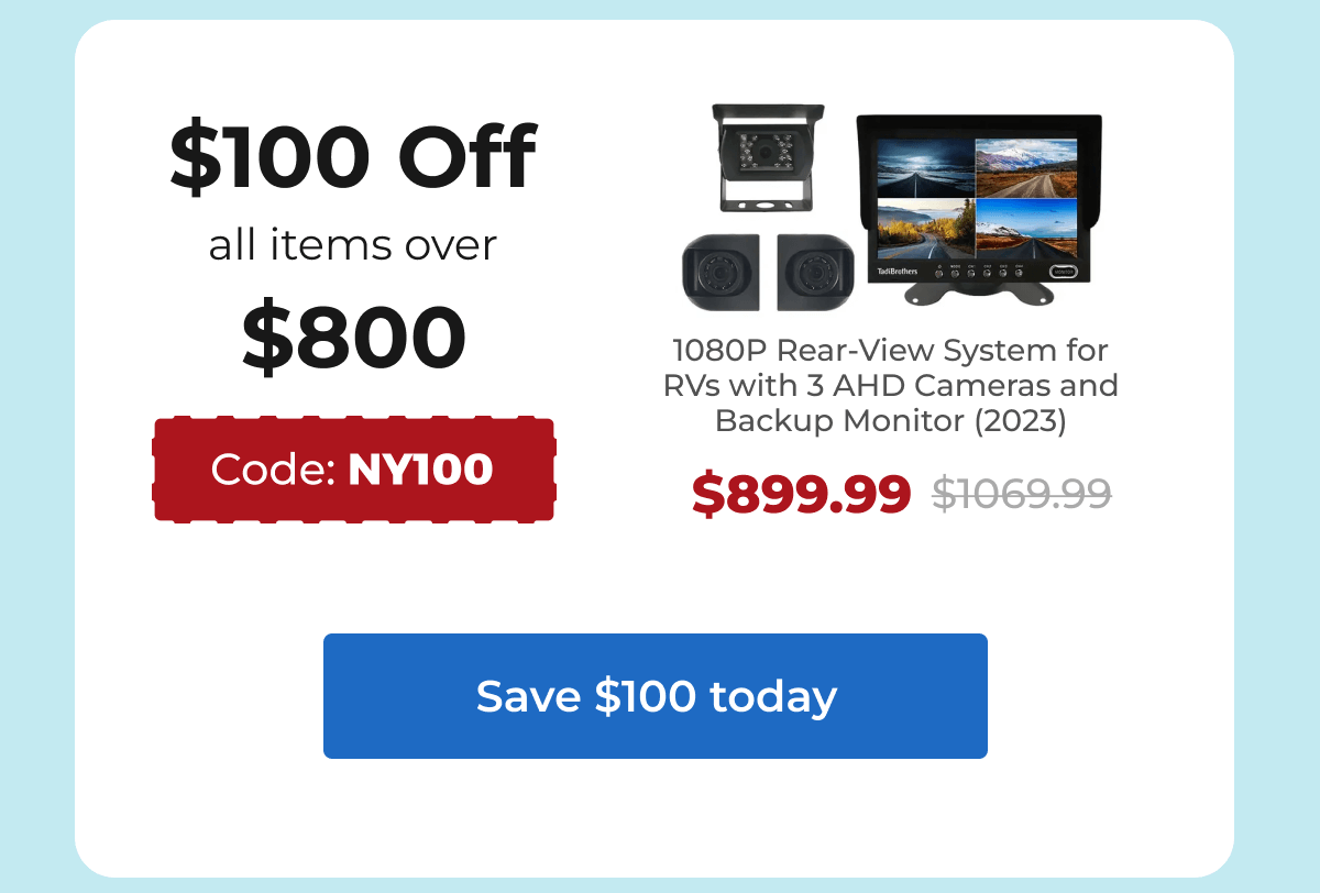 Save $100 today