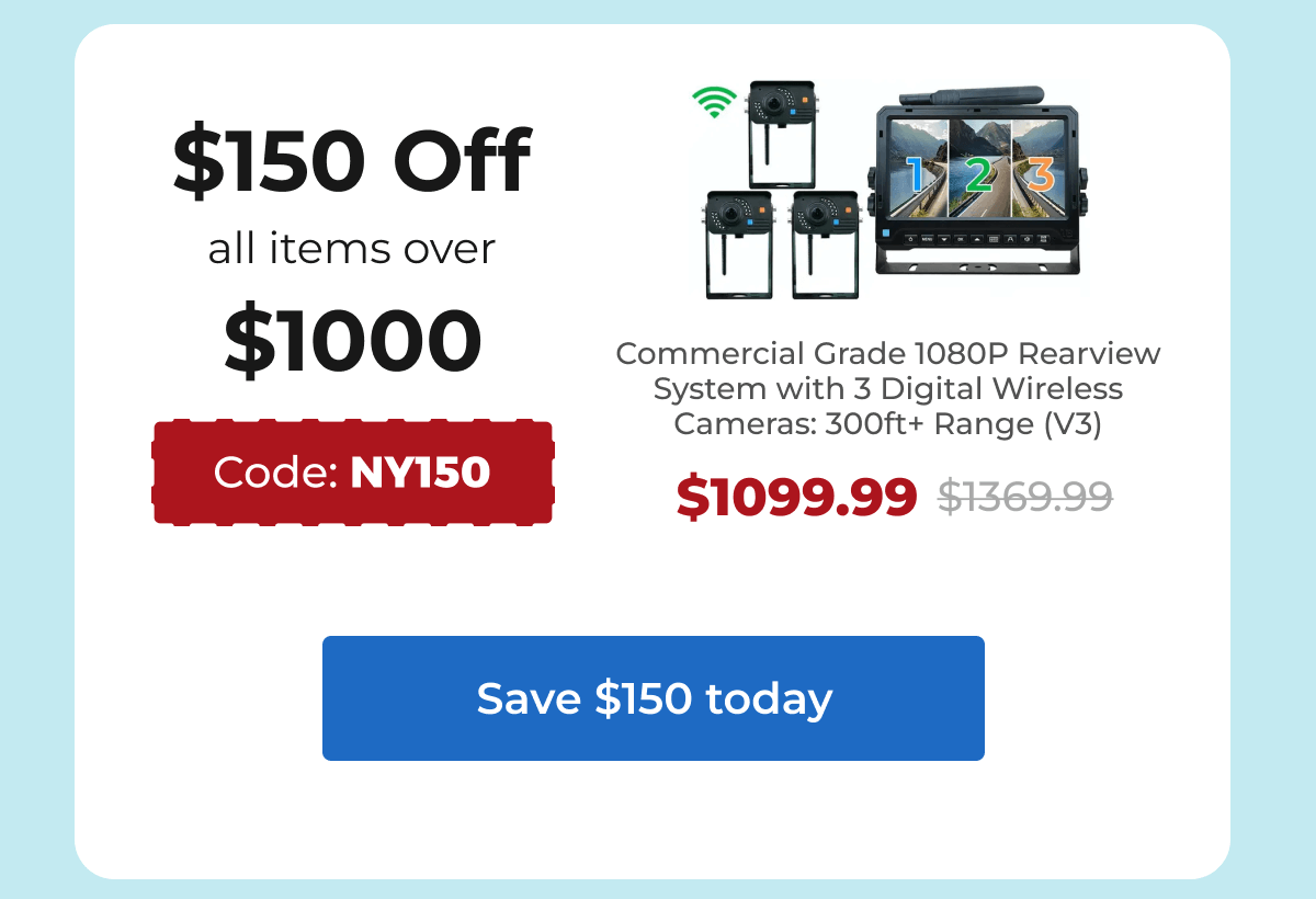 Save $150 today