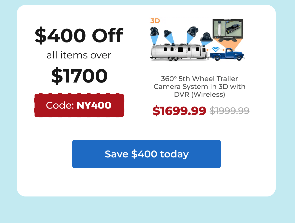 Save $400 today