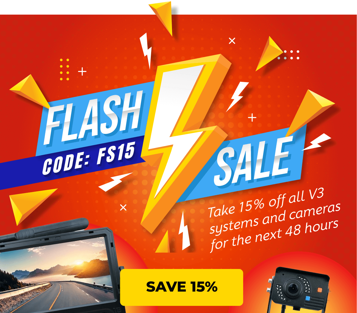 Flash sale code: FS15 - Save 15%